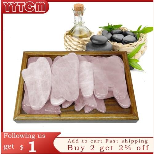 Rose Quartz Roller Slimming Face Massager Lifting Tool Natural Jade Facial Massage Roller Stone Skin Massage Beauty Care GUASHA