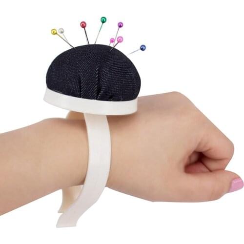 Sewing Pin Cushion Wrist Strap Storage Holder Organizer Pincushions
