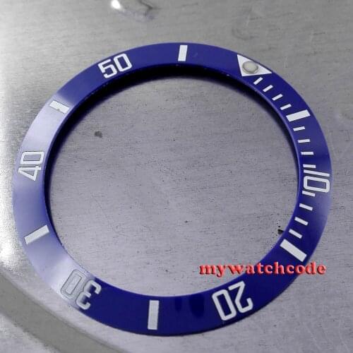 38mm blue ceramic bezel insert for watch made by parnis factory B4