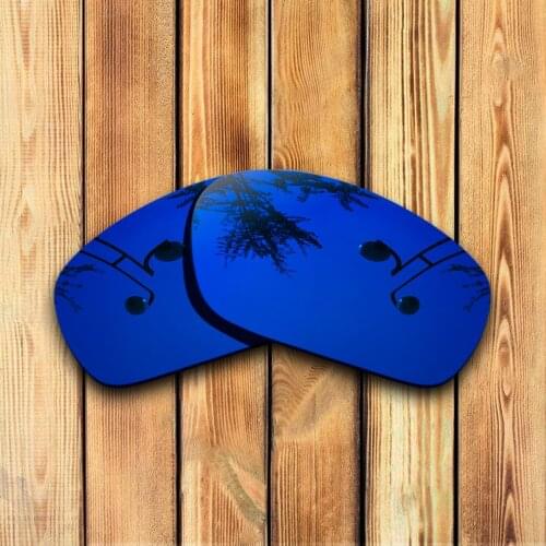 100% Precisely Cut Polarized Replacement Lenses for Jawbone Sunglasses Deep Blue Mirrored Coating Color- Choices