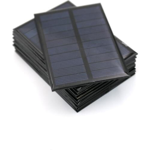 Solar Panel 5V Mini Solar System DIY For Battery Cell Phone Chargers Portable 0.7W 0.8W 1W 1.2W 2.5W 4.2W Solar Cell