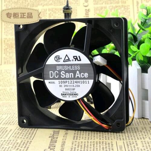 Original FOR Sanyo 24V 0.25A 109P1224H1011 Inverter Cooling Fan Large Air Volume Cooling Wind