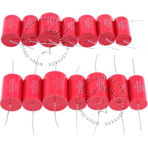 2pcs 400V 6.8uF-20uF Speaker Frequency Divider Amplifier Crossover Filter Membrane Polypropylene Film Non-Polarity Capacitor