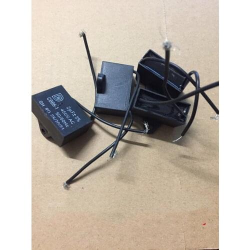 4pcs/lot ceiling fan capacitance 1/1.2/1.5/2/2.5/3/3.5/4/5/8/12UF fan motor CBB61 starting capacitance 450V fan start capacitor