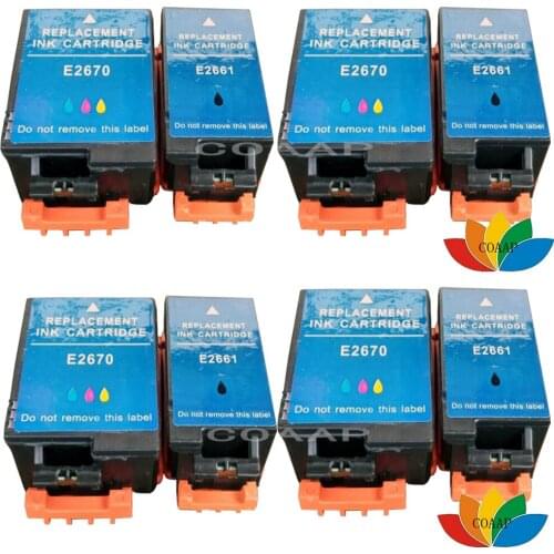 8x Compatible EPSON 2661 2670 Ink Cartridge For Printer WorkForce 100W WF-100W T2661 T2670 Multipack With chips