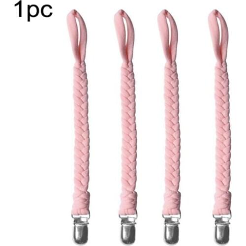 Baby Pacifier Clip Chain Beech Wooden Beads Dummy Clip Chew Pacifier Clips Leash Toys Nipple Holder Teether Anti-Drop Rope