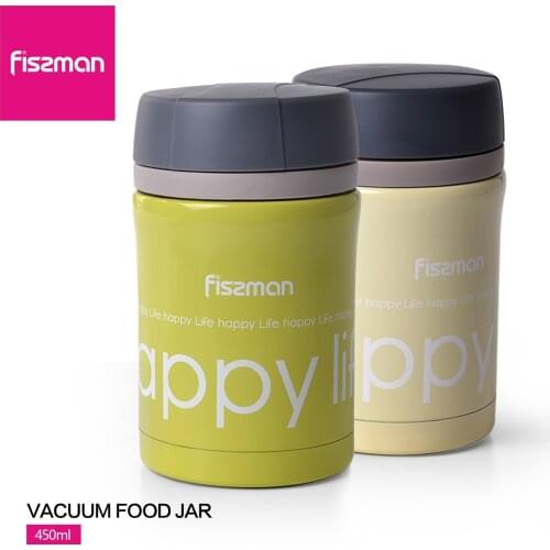 FISSMAN 450ml Vacuum Food Jar Double Wall Stainless Steel Insulated Soup Thermos