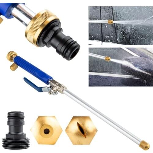 Quality Car High Pressure Water Gun 46cm Jet Garden Washer Hose Wand Nozzle Sprayer Watering Spray Sprinkler Cleaning Tool