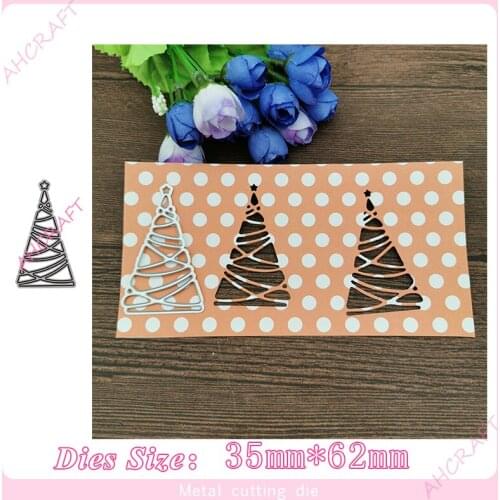 Mini christmas tree Metal Cutting Dies for diy Scrapbooking Photo Album Decorative Embossing PaperCard Crafts Die2020
