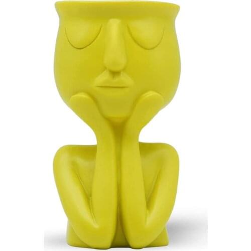 Pot Window Plant Container Flower Stand 300g Planting Decorative Resin Decorations Durable Home Decor 15*8.5*8cm Bonsai Holder