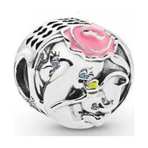 Authentic 925 Sterling Silver Beads Creative Flying Elephant Jewel Beads Fit Original Pandora Bracelet For Women Diy Jewelry