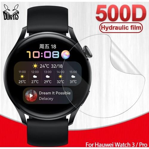 Huawei Watch 3 Full Cover Clear Protective Film For Huawei Watch 3 Pro Smartwatch HD Soft Screen Protector Film (Not Glass)