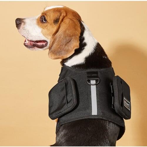 Backpacks Pet Hiking Carrier Travel Walking Camping Hound Training Harness