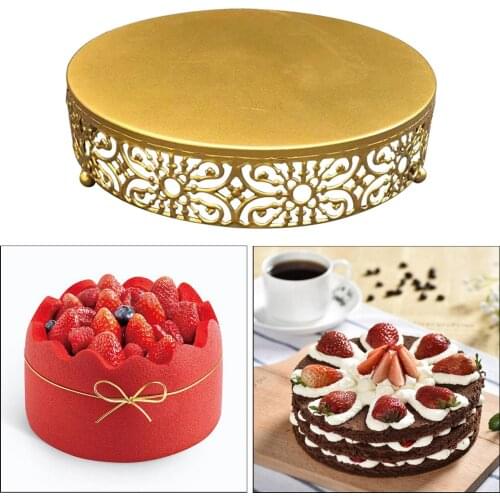 Retro Dessert Table Cake Plate Candy Fruit Dining Plate Tall Tray Shelf Kitchen Storage Supplies Ornament