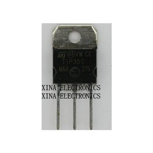 TIP35C TIP35 TO-218 100V/25A/125W NPN ROHS ORIGINAL 10PCS/lot Free Shipping Electronics composition kit