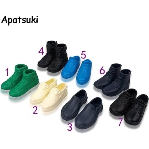 Handmade High Quality Shoes For Barbie Boyfriend Ken Doll Party For Ken Male Doll 1/6 Dolls Accessories