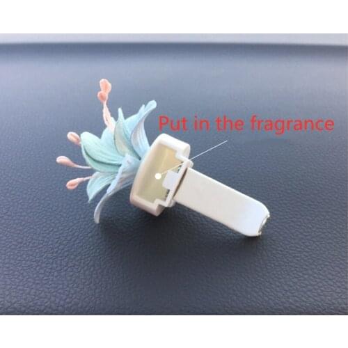 1PCS car air freshener Butterfly style air outlet fragrance clip handmade flower decoration car accessories interior for girls