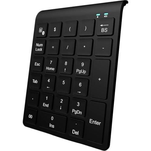 27 Keys Bluetooth Wireless Numeric Keypad Mini Numpad With More Function Keys Digital Keyboard For Pc Accounting Tasks