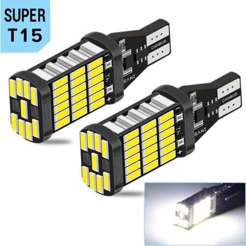 2x BA15S 1156 P21W LED Canbus W16W T15 LED Car Reverse Lights For VW Golf 4 5 6 7 GTI Polo Passat B5 B6 B7 CC Sharan Jetta White