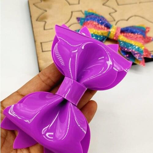 4 inch big bow cutting die wooden mold HD128