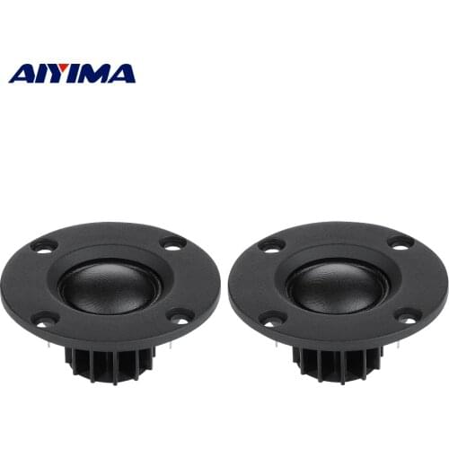 AIYIMA 2Pcs 2 Inch Audio Speaker 6 Ohm 30W ABS Altavoz Portatil Loudspeaker Aluminum Radiator Hifi Home Theater Tweeter Speaker