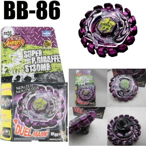 Super Giraffe Spinning Top Metal Fusion Master Battle Set BB86 Purple NEW 4D Drop shopping