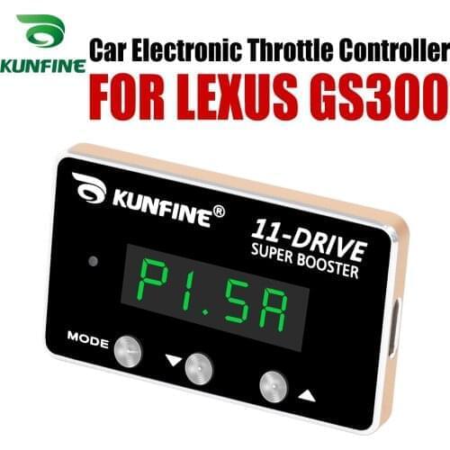 KUNFINE Car Electronic Throttle Controller Racing Accelerator Potent Booster For LEXUS GS300 Tuning Parts Accessory 11 Drive