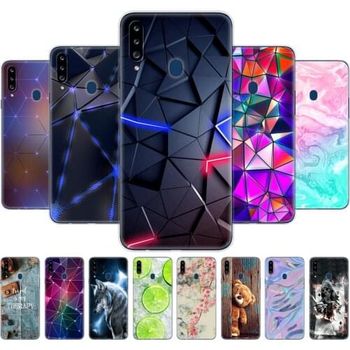 Case For Samsung Galaxy a20s Case Galaxy a20s Case Silicone Bumper For Samsung A20s A 20s a207 SM-a207f Cover Soft Fundas