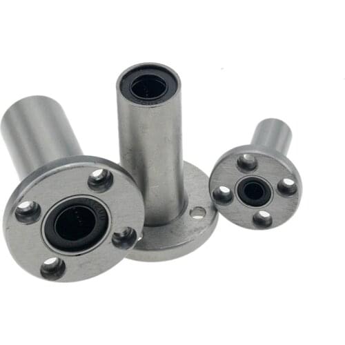 Hot sale 1pc LMF8UU LMF10UU LMF6UU LM12UU LM8LUU LMF12LUU LM16UU 8mm flange linear ball bearing for 8mm linear shaft CNC parts