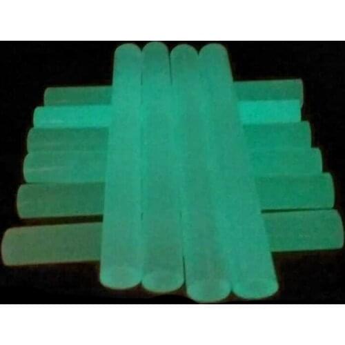 Noctilucent Hot Glue Sticks High Viscosity Electric Gun Silicone Craft Repair Power Tools DIY Hot Melt Sticks 7 11mm*200mm*10pcs