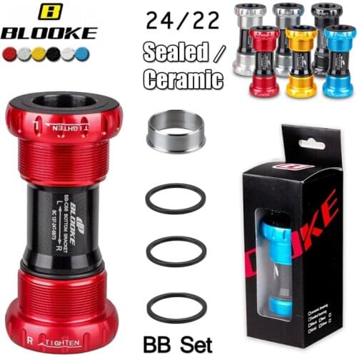 MTB Bike 24 22 MM BB SET Sealed / Ceramic Bearing Bottom Bracket Bicycle Thread Kit For SRAM GXP Prowheel Crankset Part