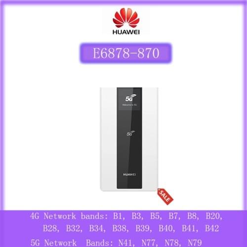 Huawei 5G Router Mobile WiFi Pro E6878-870 Huawei 5G MIFI Hotspot wireless Access Point Mobile WiFi E6878-870 NA and NSA modes