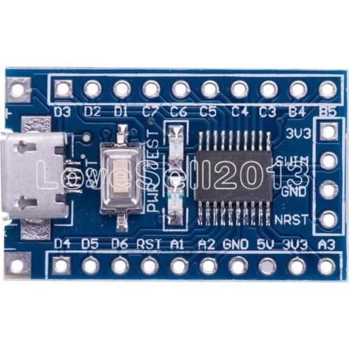 2pcs ARM STM8S103F3P6 STM8 Minimum System Development Board Module For Arduino STM8S Core Board Module LED Indicator 5V 3.3V