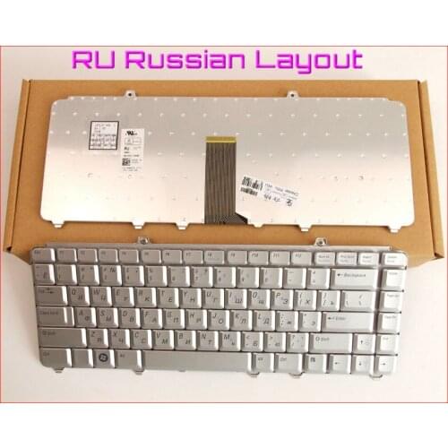 New Keyboard RU Russian Version For Dell NK764 RN132 NSK-D9301 9J.N9283.001 JM62 JM629 Laptop Silver