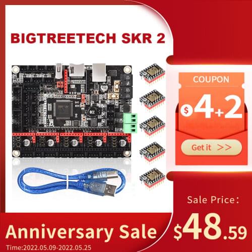 BIGTREETECH SKR 2 32Bit Board Upgrade BTT SKR V1.4 Turbo 3D Printer Parts SKR V1.3 MKS GEN TMC2209 TMC2208 Ender 3 V2 Ender 5