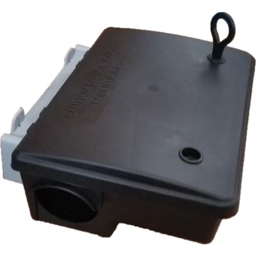 1PCS Black Mouse Bait Station Box Plastic Trap Cage For Rodent Rats