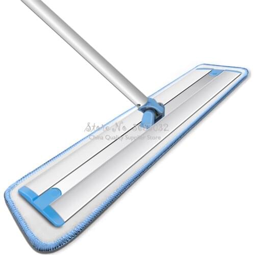 Last One Cheap Hand Wash Free Flat Mop No Bend Down Wet/dry Dual Use Rotating Cleaning Pad Efficient Durable Aluminum Alloy