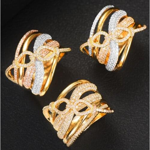 Blachette Luxury Charm Original Design Ring for Noble Bridal Wedding Women Shiny Stone Party Show Engagement Anniversary Jewelry