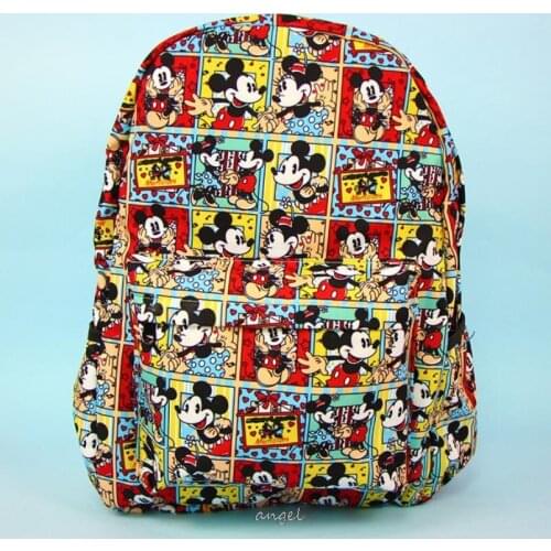 Disney Hot Kids Cartoon Backpack Primary Children Mickey Mouse School Bags Waterproof Schoolbags Satchel For Boys Girls bag