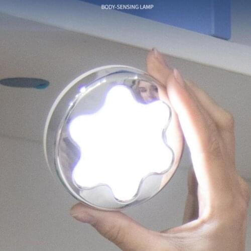 Led Cabinet Light Motion Sensor Night Lights White/Warm Lamp With Sensor Stairs Hallway Wardrobe Smart Lamp Kitchen Light