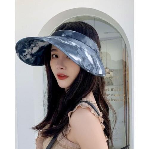 Mens and Womens Camouflage Tie-dye Fashion Empty Top Hat Ponytail Hat Peaked Cap No Top Baseball Cap Outdoor Climbing Hat