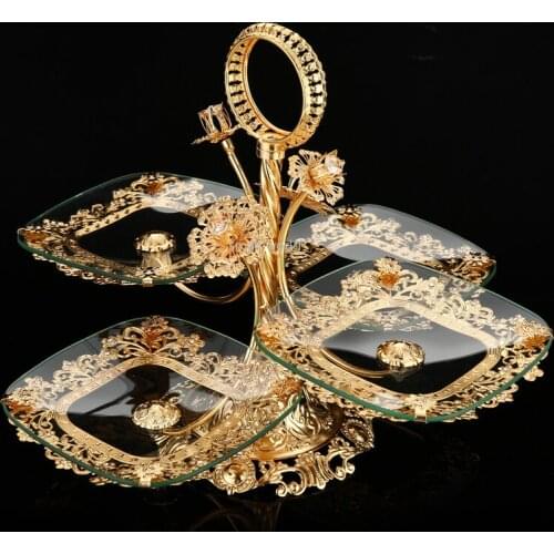 European-style fruit plate multi-layer candy box platters and trays dessert plate cake stand serving tray kitchen dishes storage