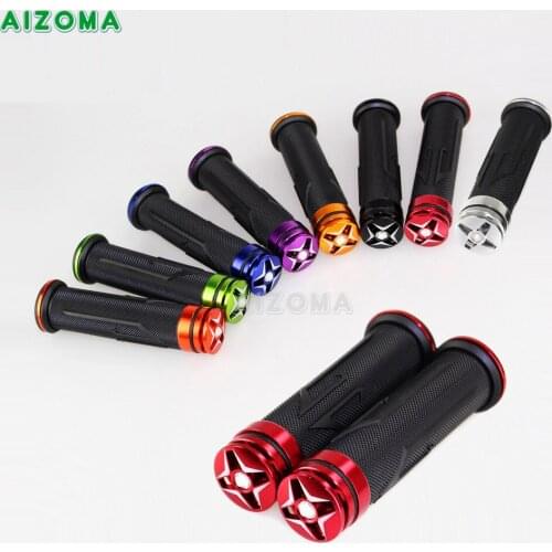 Scooter Dirt Bike Universal 22mm CNC Handlebar Grip Off-Road Motorcycle 7/8'' Hand Grips For Honda Suzuki Yamaha Ducati BMW