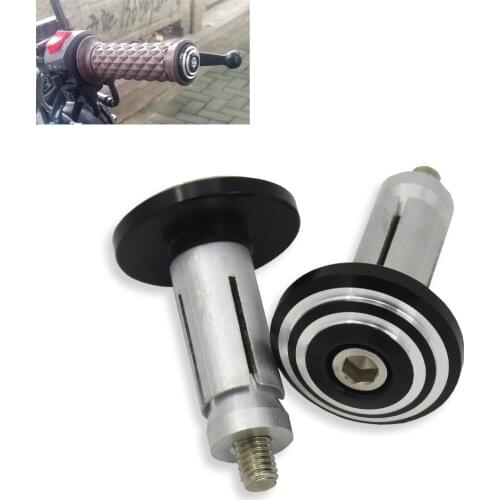 Top Quality Vintage Moto Part For Harley Cafe Racer Motorcycle Handlebar End Classic 7/8" 22MM Hand Grips Handle Bar End Cap
