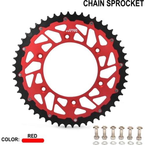 45T 47T 48T 49T 50T 51T 52T Rear Chain Sprocket For Honda CR CRF XR CRM 125 150F 230F 230L 250 250X 250R 400 450R 450X 500 650R