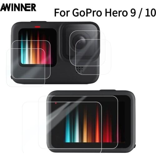Tempered Glass Screen Protector Cover Case for GoPro Hero 10 Black Lens Protection Protective Film Gopro9 Go pro Accessories