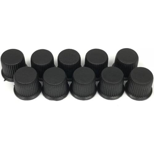10Pcs Universal R134a R12 10mm Thread 1/4'' A/C Service Port Charging Port Fitting Cap Replacement for Air Condiitoning Pipe