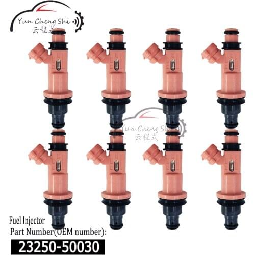 8pcs/lot 23250-50030 23209-50030 New item fuel injector for LEXUS ASIA SC430 01~05 GS30/35/43/460 05~08 LS430 00~03 4.3L 3UZ