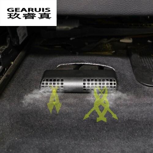 Car-styling Rear air conditioning vent decorative frame air outlet trim strip Interior Dust cover For BMW 3/4 series 3series GT