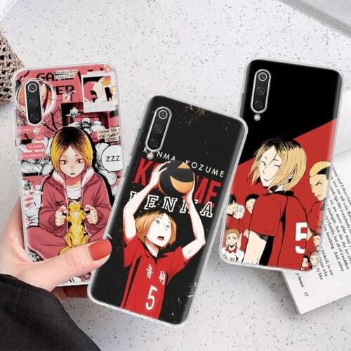 Kozume Kenma Haikyuu Anime Silicon Phone Case For Xiaomi Note 10 Mi 11 9 8 CC9 10T 9T 5X 6X A3 A2 A1 Lite Pro Poco F1 X3 Cover C